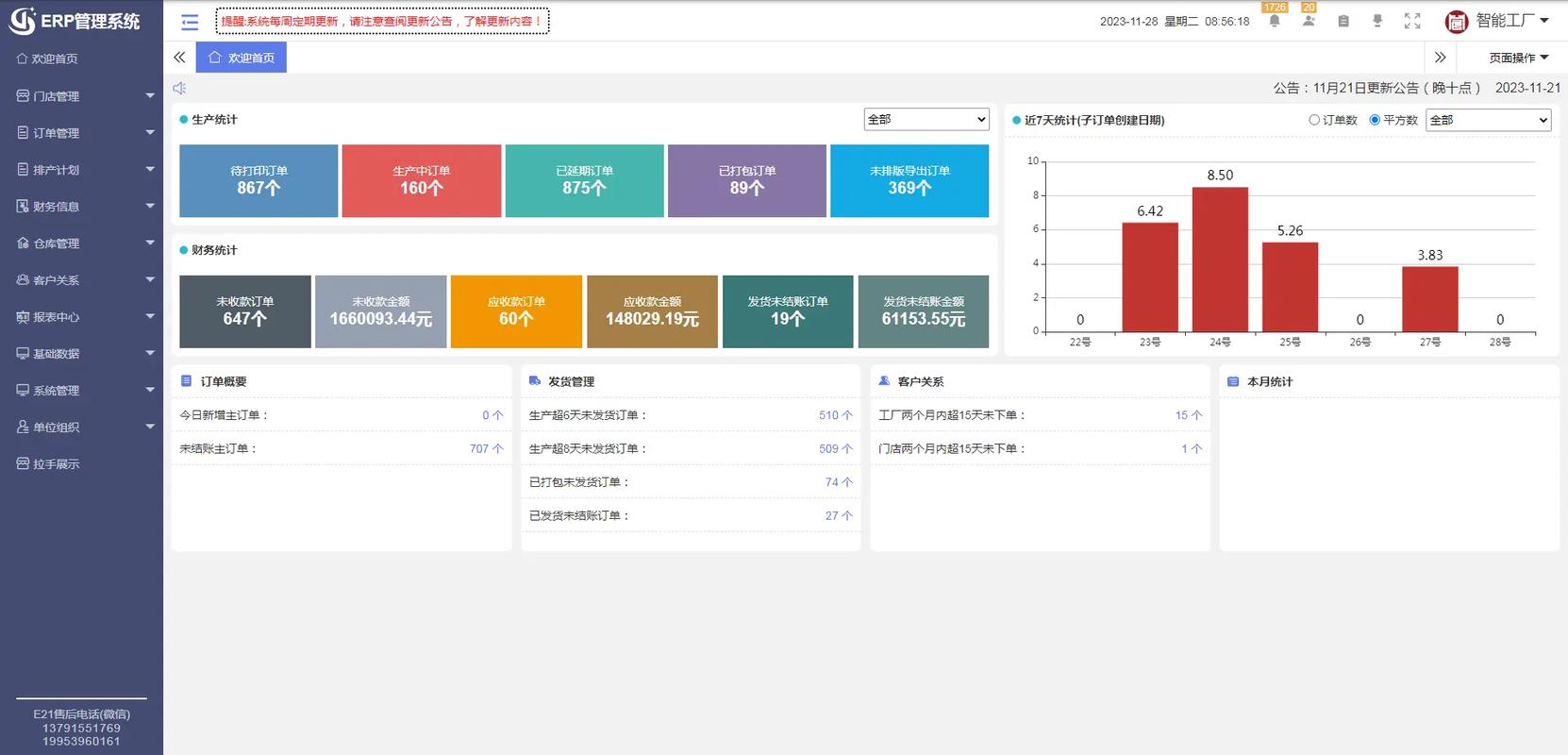 大管家全屋定制ERP軟件 整合拆單、掃碼跟蹤與企業業務系統定制的智能解決方案